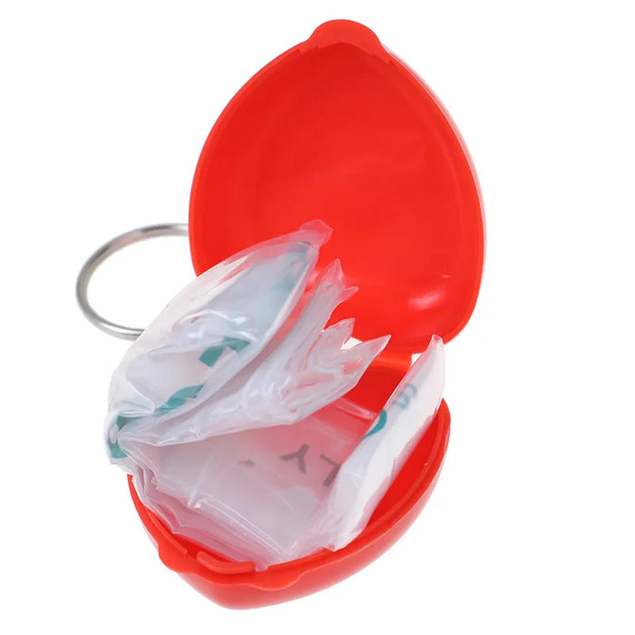 CPR Mask Pocket Heart Shaped Small - Various Colours