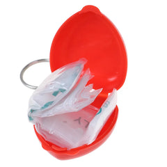 CPR Mask Pocket Heart Shaped Case Small - Various Colours