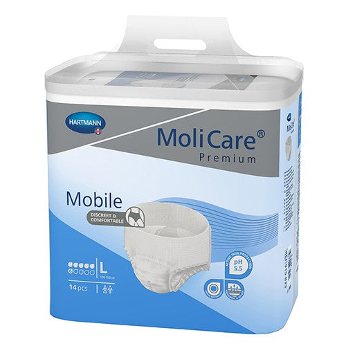 MoliCare Premium Mobile Pull Ups 6 Drop - Large 14 Pack