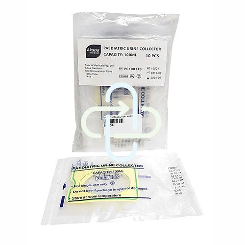 Urine Collector Paed 100ml 10Pkt