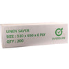 Linen Savers - 200 Pcs