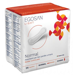 Egosan Light Incontinence Pads Normal - 24 Pack