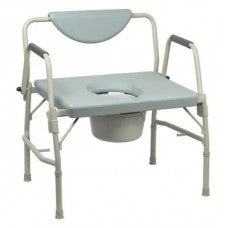 Bariatric Commode with Flip Back Armrest