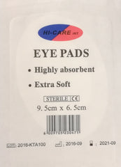 Eye Pads - Sterile (50's) 95 * 65mm