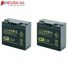 Endura 18Amp/h - 12V Wheelchair Battery Set (Gel)