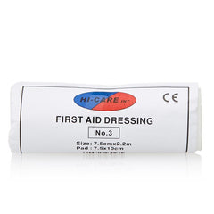 Hi-Care First Aid Dressing - No.3  7.5cm x 2.2m