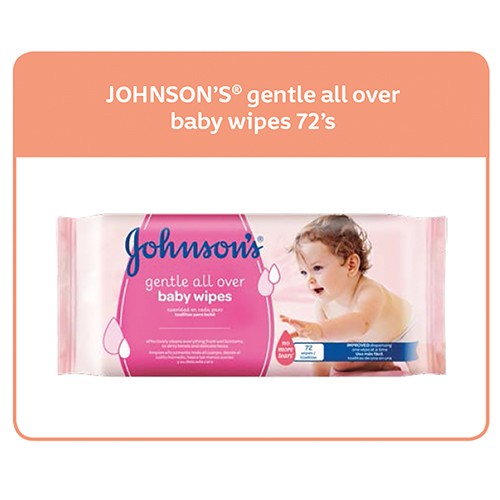 Johnson's Gentle-All-Over Baby Wipes