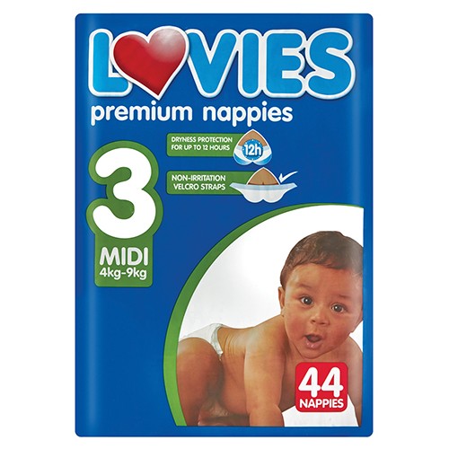 Lovies Premium Nappies Size 3