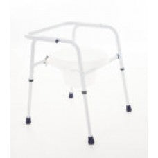 Steel Non-Folding Commode – Powder Coated