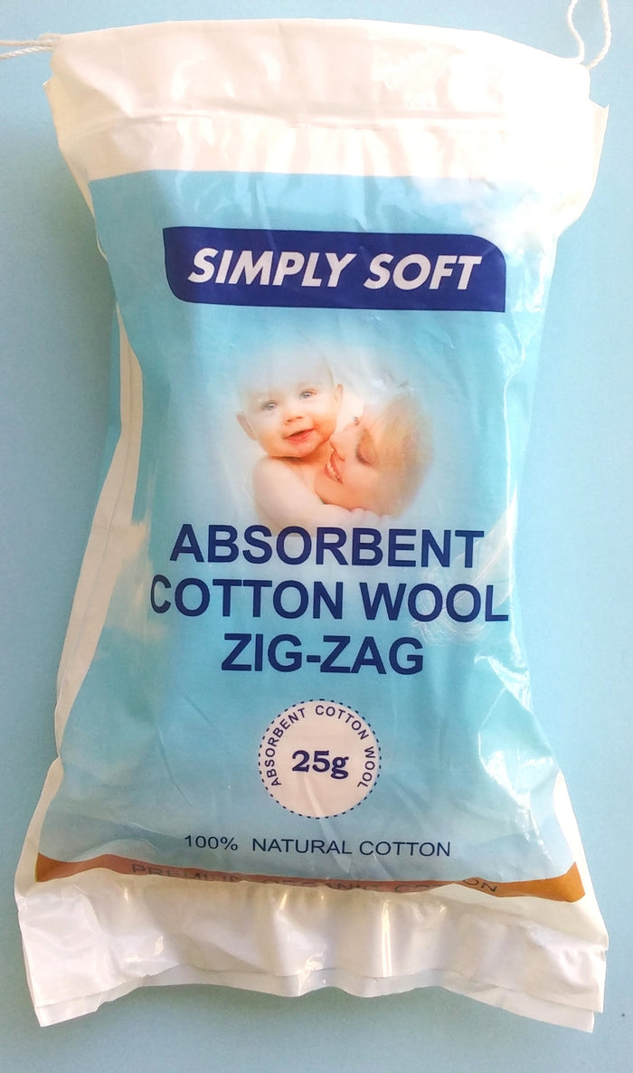 Simply Soft Cottonwool ZigZag - 25g
