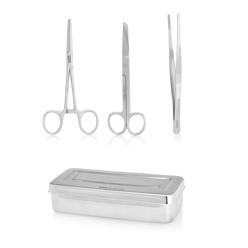 Dressing Surgical Set - 3pc with Tray