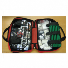 First Aid Kit Essential - Red or Blue ( with handles )