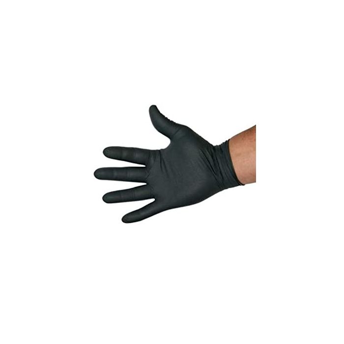 Examination Gloves - Black Nitrile - Powder Free - Box Of 100 - 10 Boxes